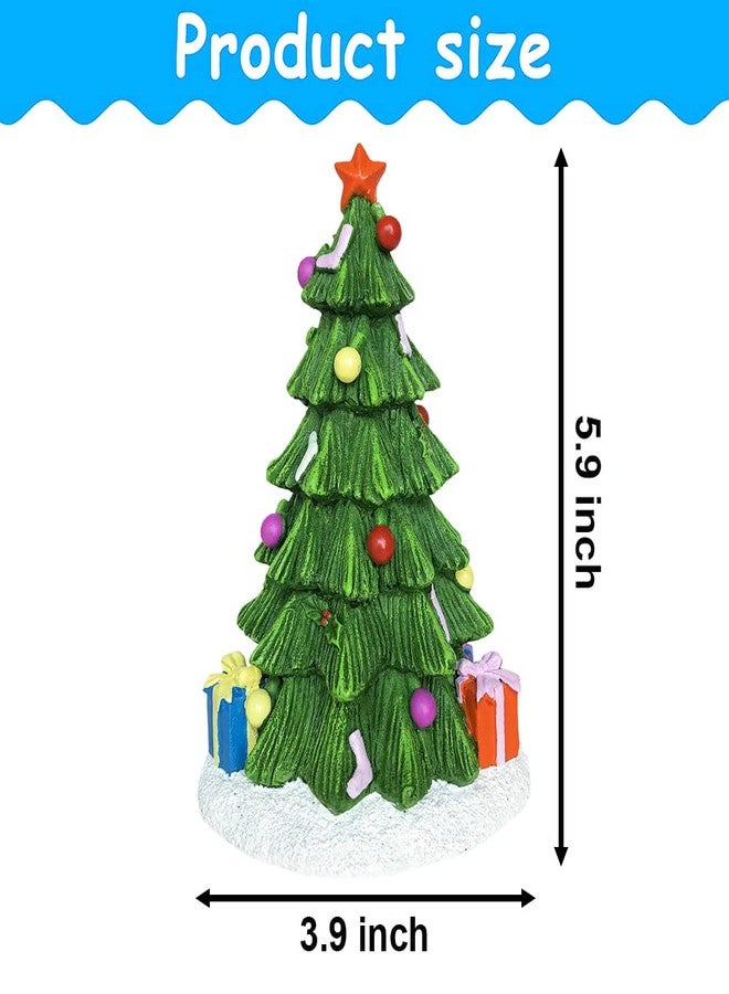 SLOCME Aquarium Christmas Tree Decorations - Fish Tank Christmas Tree Statue Holiday Decoration for Aquarium Betta Fish - Image 3